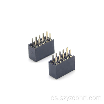 Conector hembra de 1,27 mm recto 10P